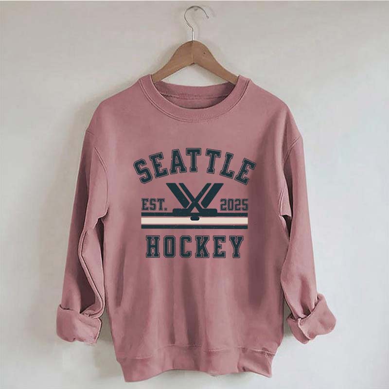 Retro Seattle Hockey Sweatshirt