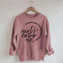 Personalized Year Matching Friends Fall Girls Trip Sweatshirt