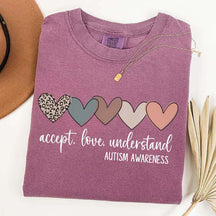 Accept Love Understand Autism Acceptance T-Shirt