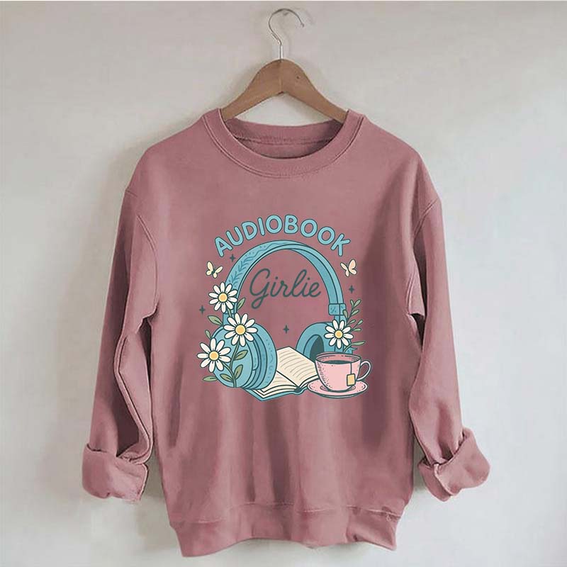 Audio Book Girlie Sweatshirt