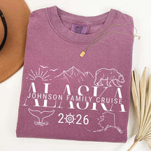 Custom Alaska Cruise Group Matching Vacation T-Shirt