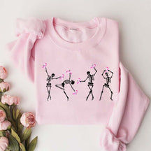 Dancing Skeletons Breast Cancer Sweatshirt