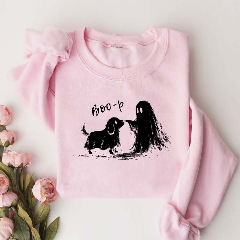 Funny Ghost Puppy Boo-P Dog Sweatshirt