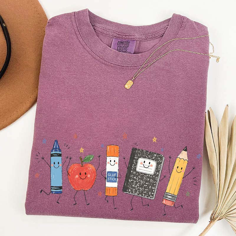 Funny Teacher Life School Supplies T-Shirt