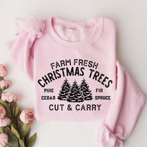 Farm Fresh Christmas Trees Cut & Carry Sweatshirt