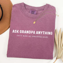 Custom Ask Grandpa Anything T-Shirt