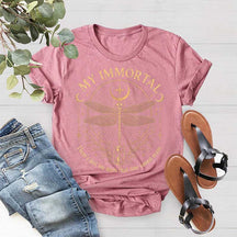 My Immortal Dragonfly Celestial Moon T-Shirt