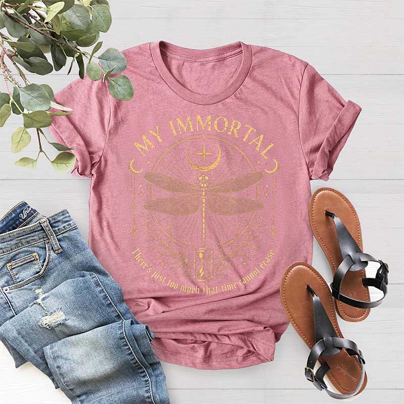 My Immortal Dragonfly Celestial Moon T-Shirt