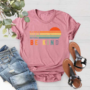 Retro Be Kind Rainbow T-Shirt