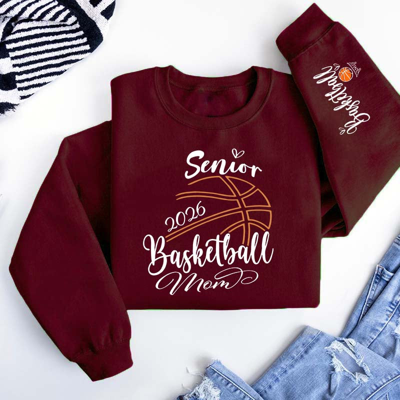 Senior Basketball Mom Sweatshirt