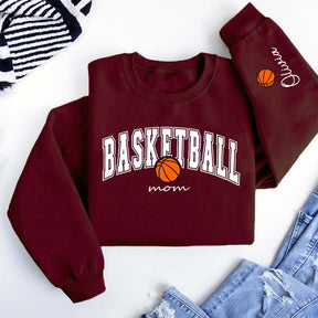 Custom Basketball Mom Cute Sweatshirt