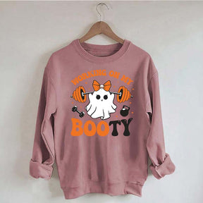 Working On My Booty Spooky Sweatshirt