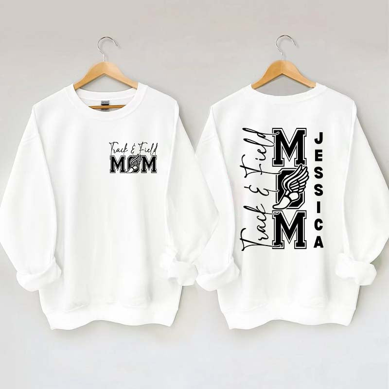 Custom Track and Field Mom Sweatshirt