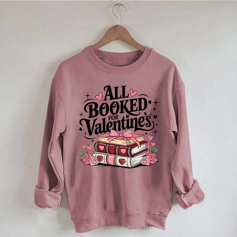 Book Lover Valentine Sweatshirt