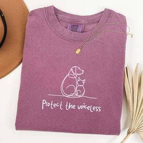 Protect Animals Dog Cat Lover T-Shirt