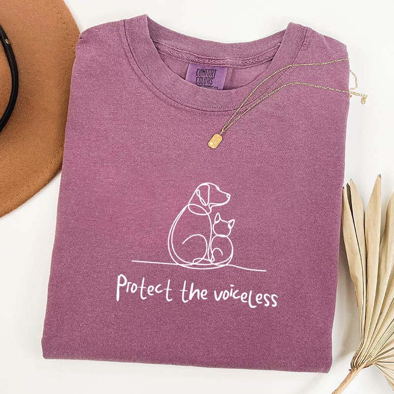 Protect Animals Dog Cat Lover T-Shirt