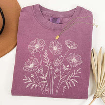Comfort Color Flowers Lover GIfts T-Shirt