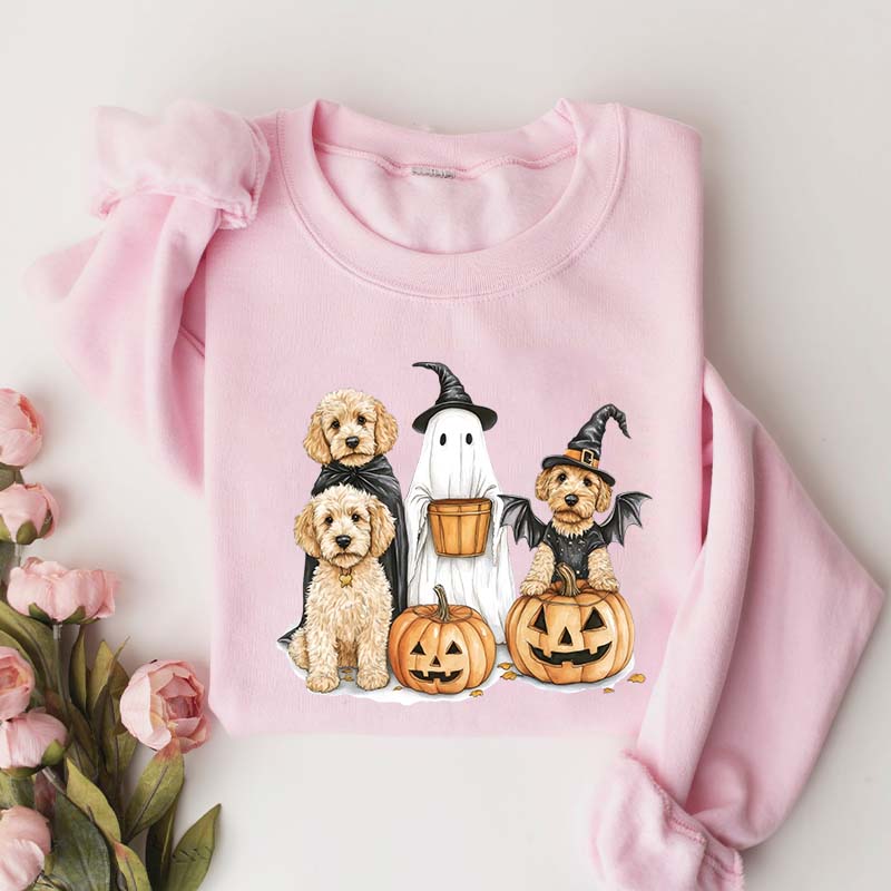 Halloween Goldendoodle Ghost Dog Lover Sweatshirt