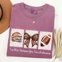 Tis the Season for Touchdowns Football T-Shirt