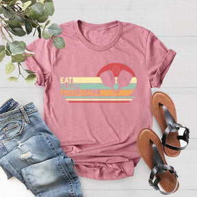 Retro Eat Sleep Pickleball T-Shirt