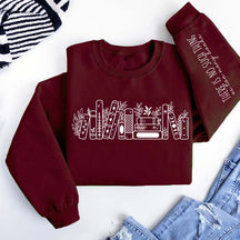 No Such Thing As Too Many Books' Sweatshirt