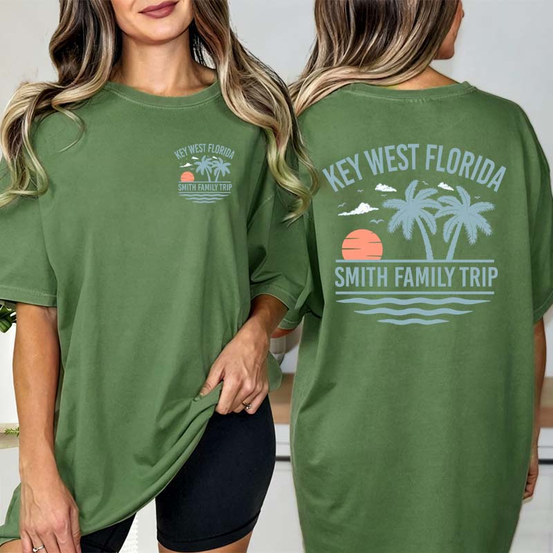 Personalized Family Beach Vacation T-Shirt