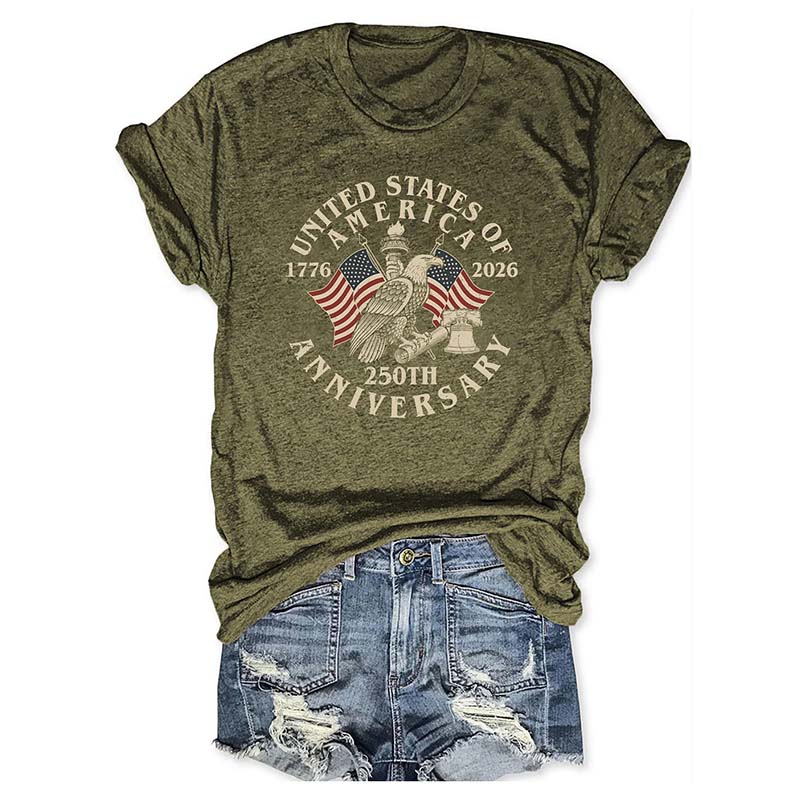 Usa 250th Anniversary Independence Day T-shirt