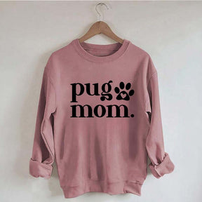Pug Mom Minimalist Sweatshirt