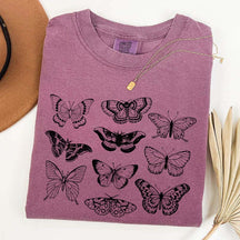Vintage Butterfly and Moth Minimalist T-Shirt