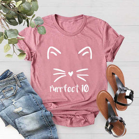Purrfect 10 Cat T-Shirt