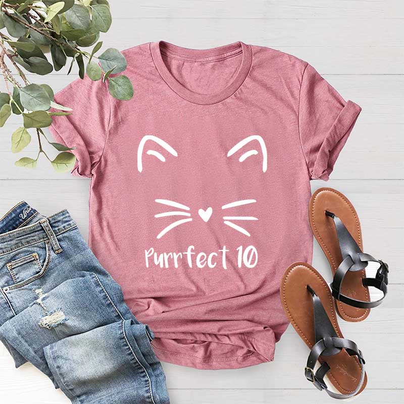Purrfect 10 Cat T-Shirt