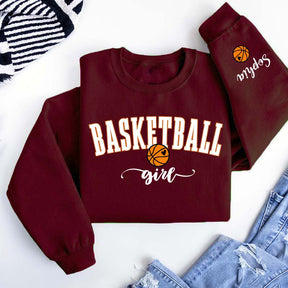 Custom Girls Basketball Sweatshirt