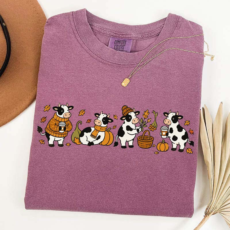Pumpkin Patch Cozy Season Fall October T-Shirt
