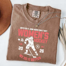 Hockey Lover Merch Feminist T-Shirt