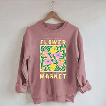Boho  Pintaflores Floral Sweatshirt