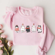 Cute Cat Christmas Lover Sweatshirt