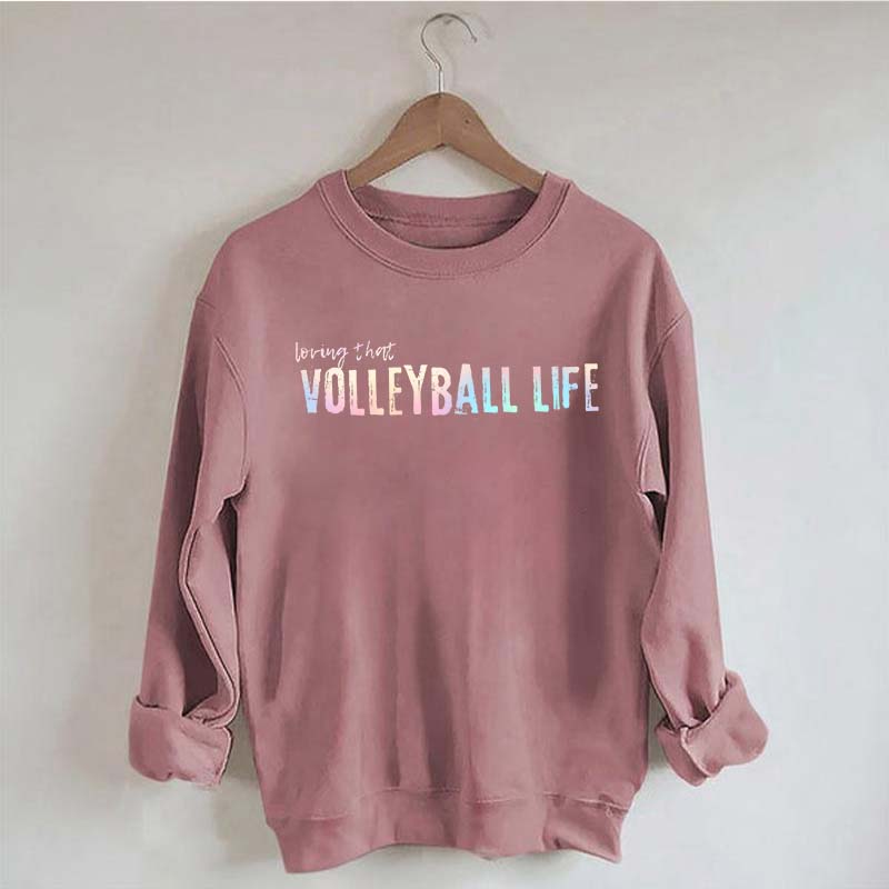 Cool Volleyball Player Sweatshirt