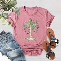 Christmas Palm Tree Cute T-Shirt