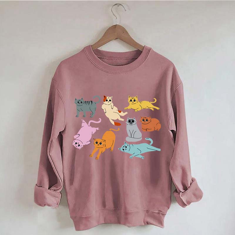 Funny Retro Cat Sweatshirt