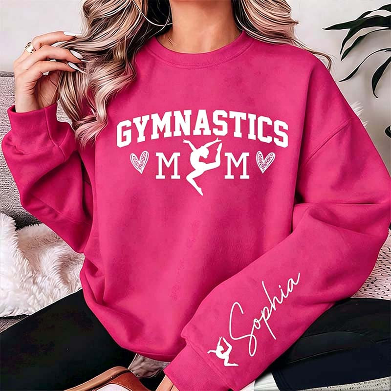 Personalized Gymnastics Mom Sweatshirt