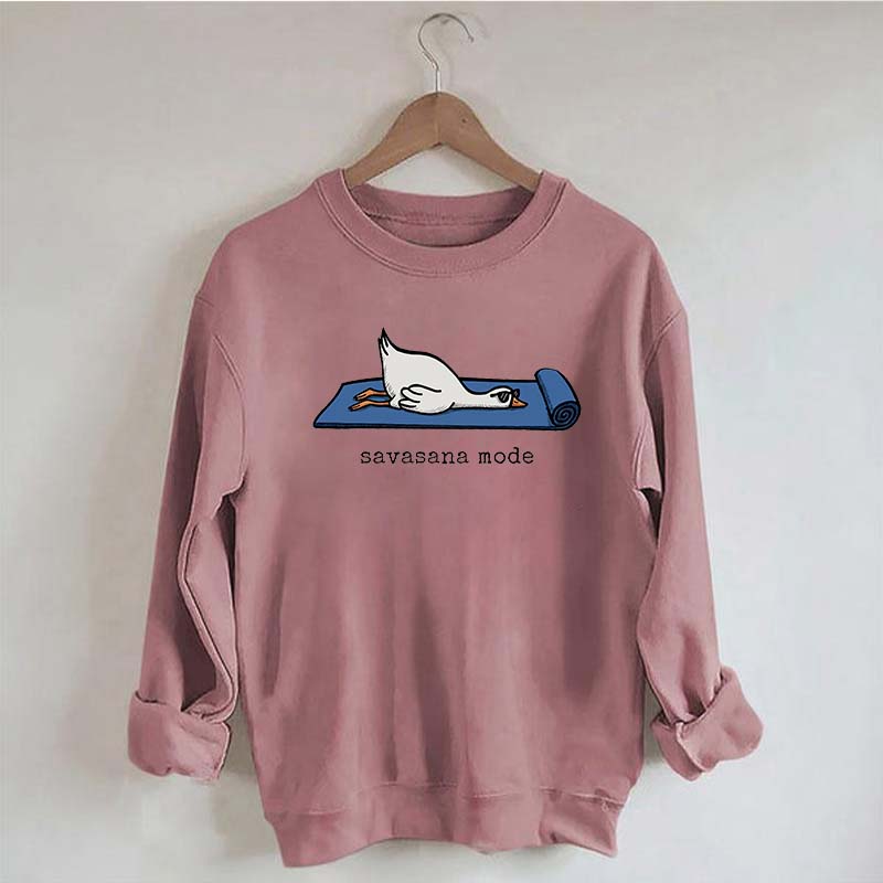 Silly Goose Yoga Savasana Mode Sweatshirt