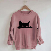 Cute Black Cat Owner Sweatshirt