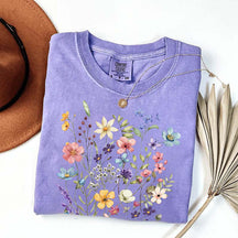 Retro Summer Floral Vibes  T-Shirt