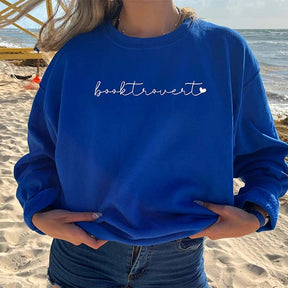 Booktrovert Heart Sweatshirt