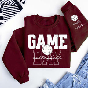 Personalized Volleyball Mom Name Sweatshirt