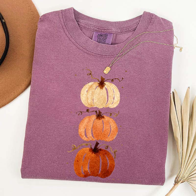 Cute Watercolor Pumpkin T-Shirt