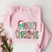 Womens Merry Christmas Cute Sweatshirt