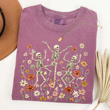Comfort Colors Skeleton Dancing Spooky Season T-Shirt