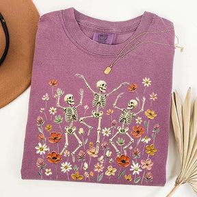 Comfort Colors Skeleton Dancing Spooky Season T-Shirt