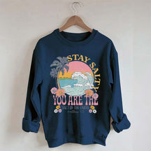 Stay Salty Bible Verse Beach Sweatshirt